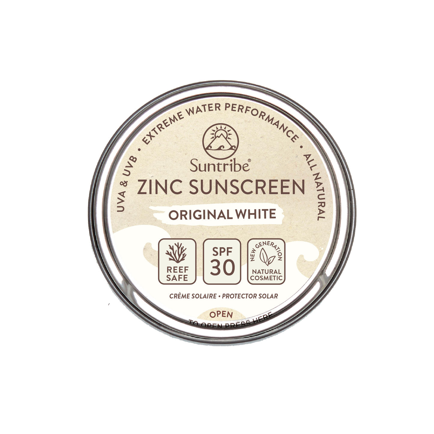 Suntribe Zink Sonnencreme Sport LSF 30 - 45g | Naturkosmetik