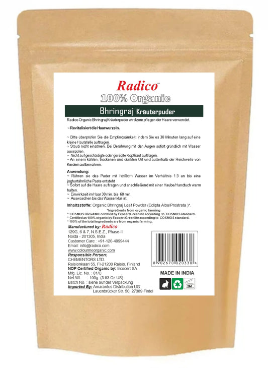 Radico Bhringraj Pulver: Natürliche Haarpflege aus Indien