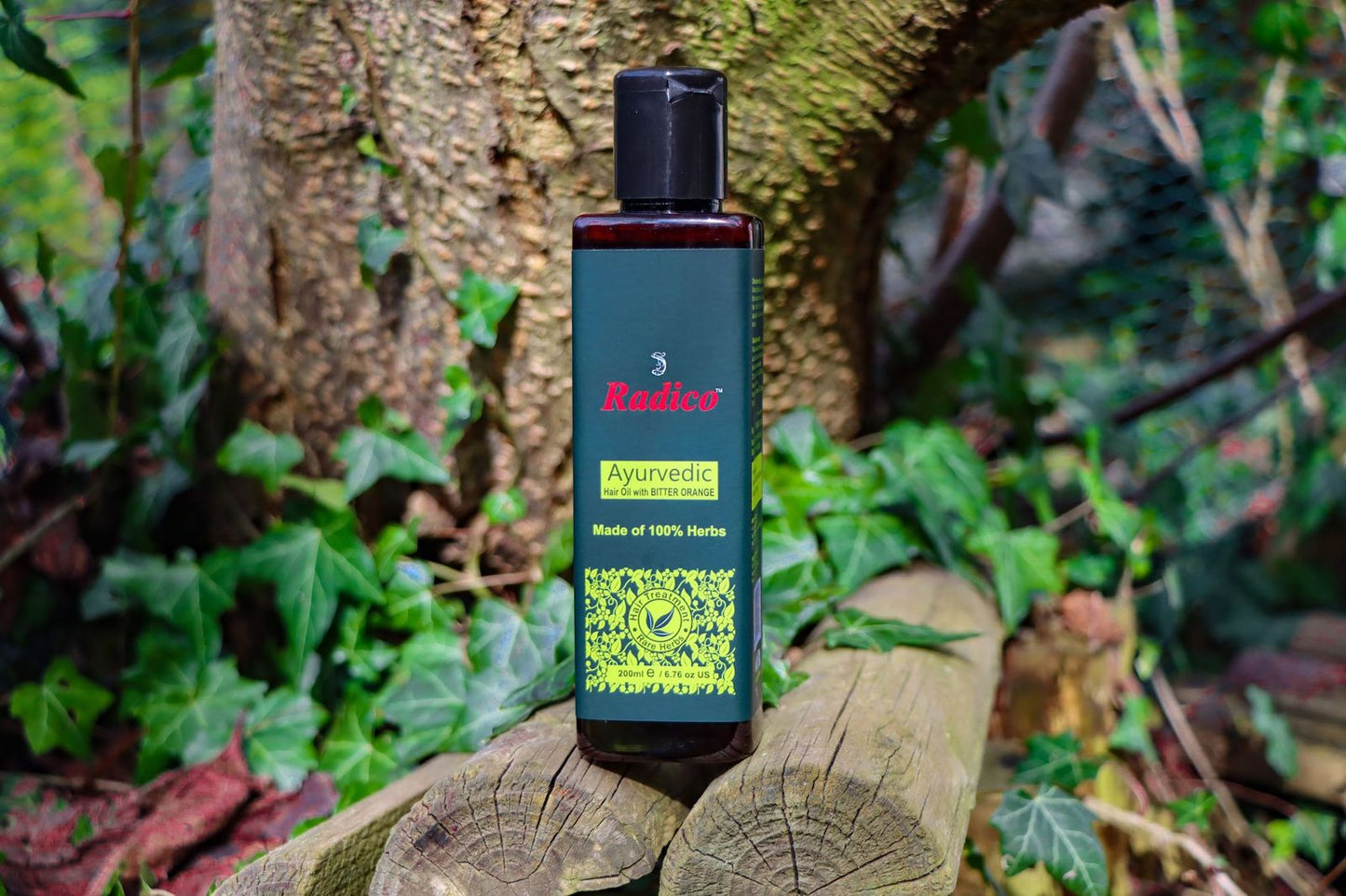 Radico Haaröl mit Bitterorangenduft: Ayurvedisch, Glanz & Pflege | Naturkosmetik