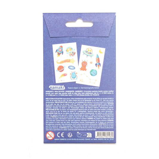 Namaki Intergalactic Tattoos: Naturkosmetik für kleine Astronauten