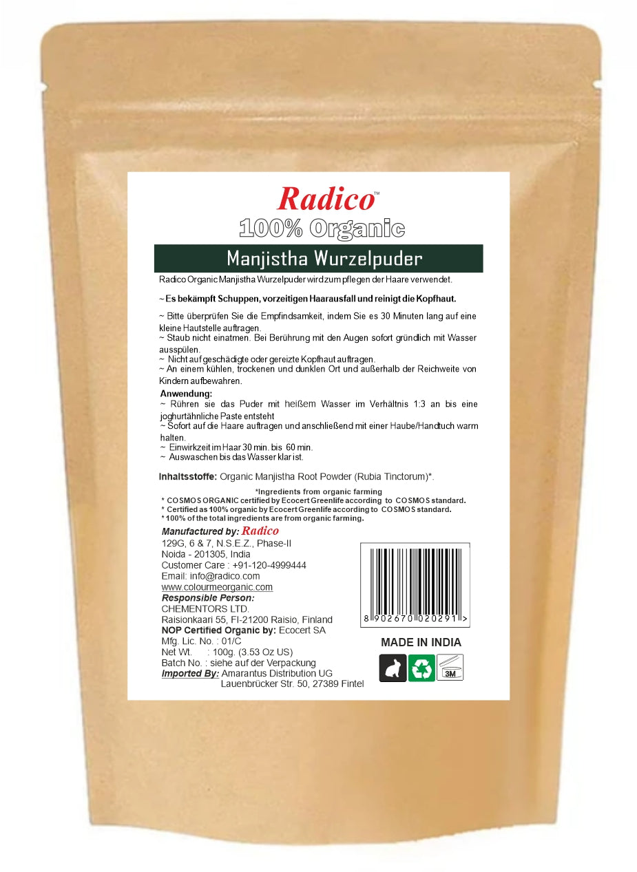 Radico Manjistha: Natürliches Haarpulver gegen Haarausfall