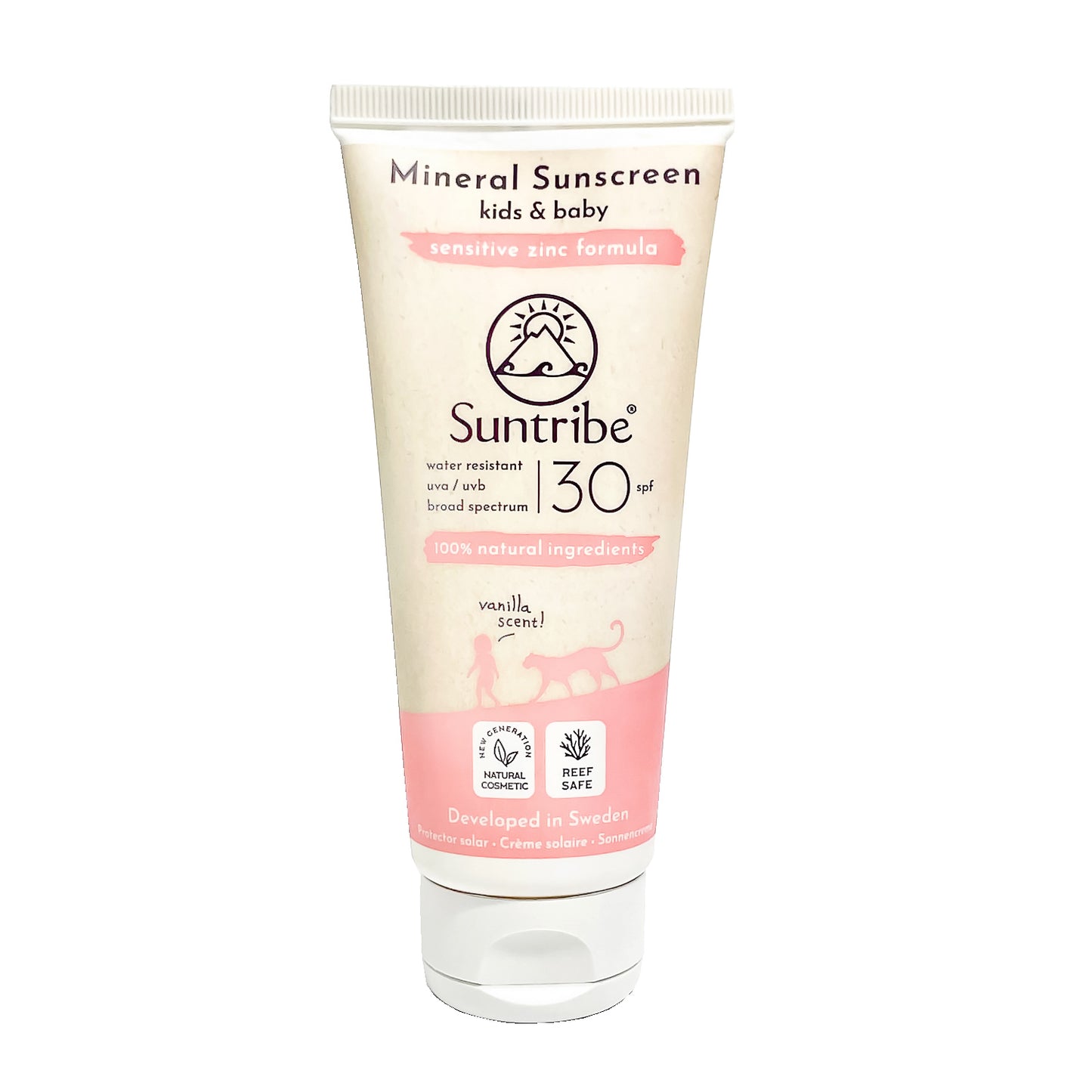 Suntribe Sonnencreme Kinder LSF 30 | Mineralisch & Bio - 100ml