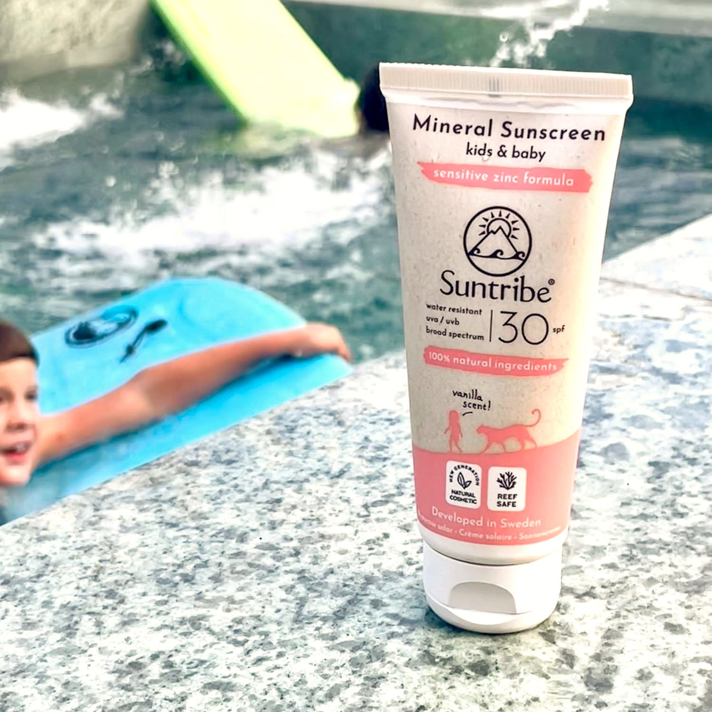 Suntribe Sonnencreme Kinder LSF 30 | Mineralisch & Bio - 100ml