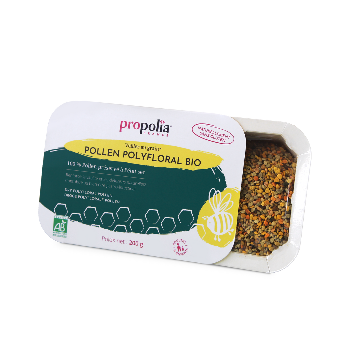 Propolia - Getrockneter Bio-Blütenpollen aus Spanien - 200 g