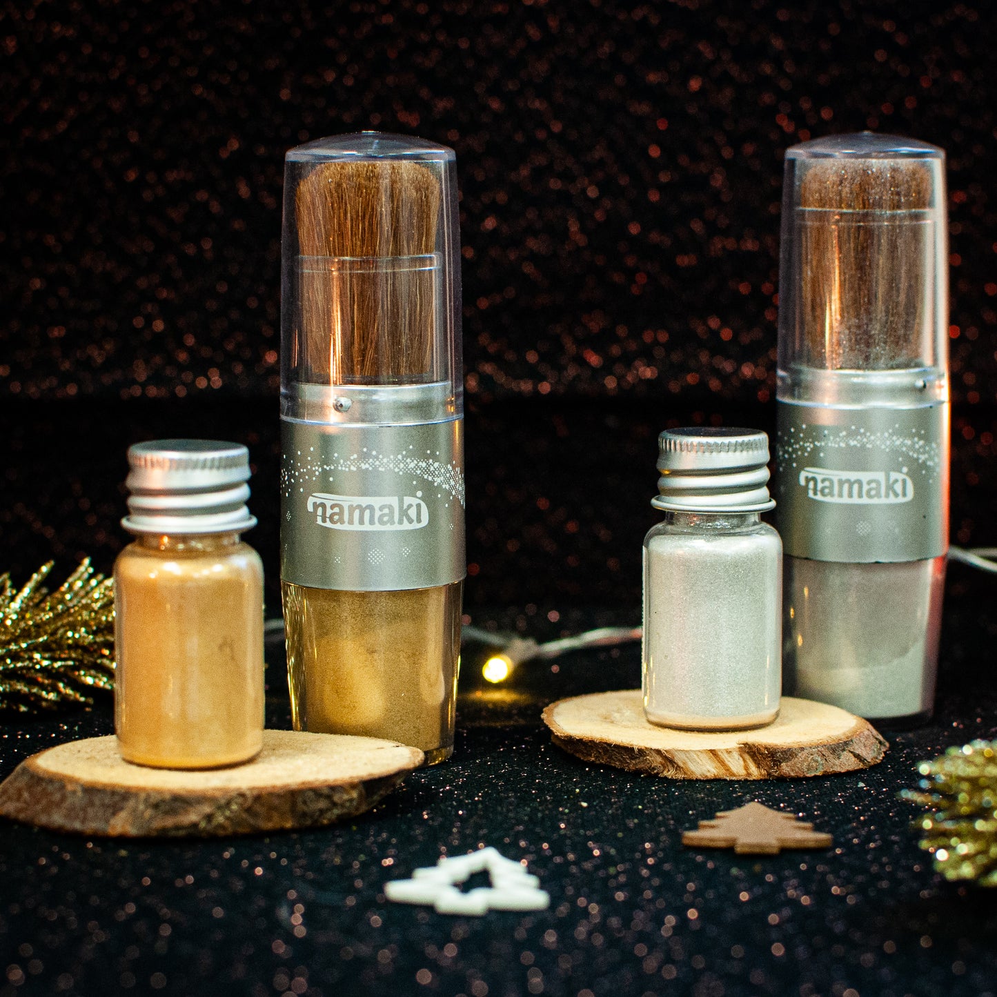 Namaki Glitzerpuder Silber: Natürlich & Hautverträglich