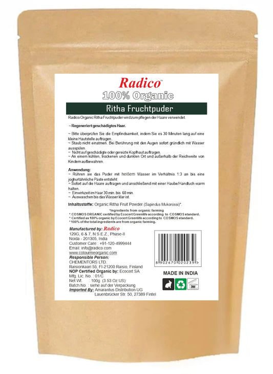 Radico Ritha Pulver: Natürliche Haarwäsche & Tiefenreinigung