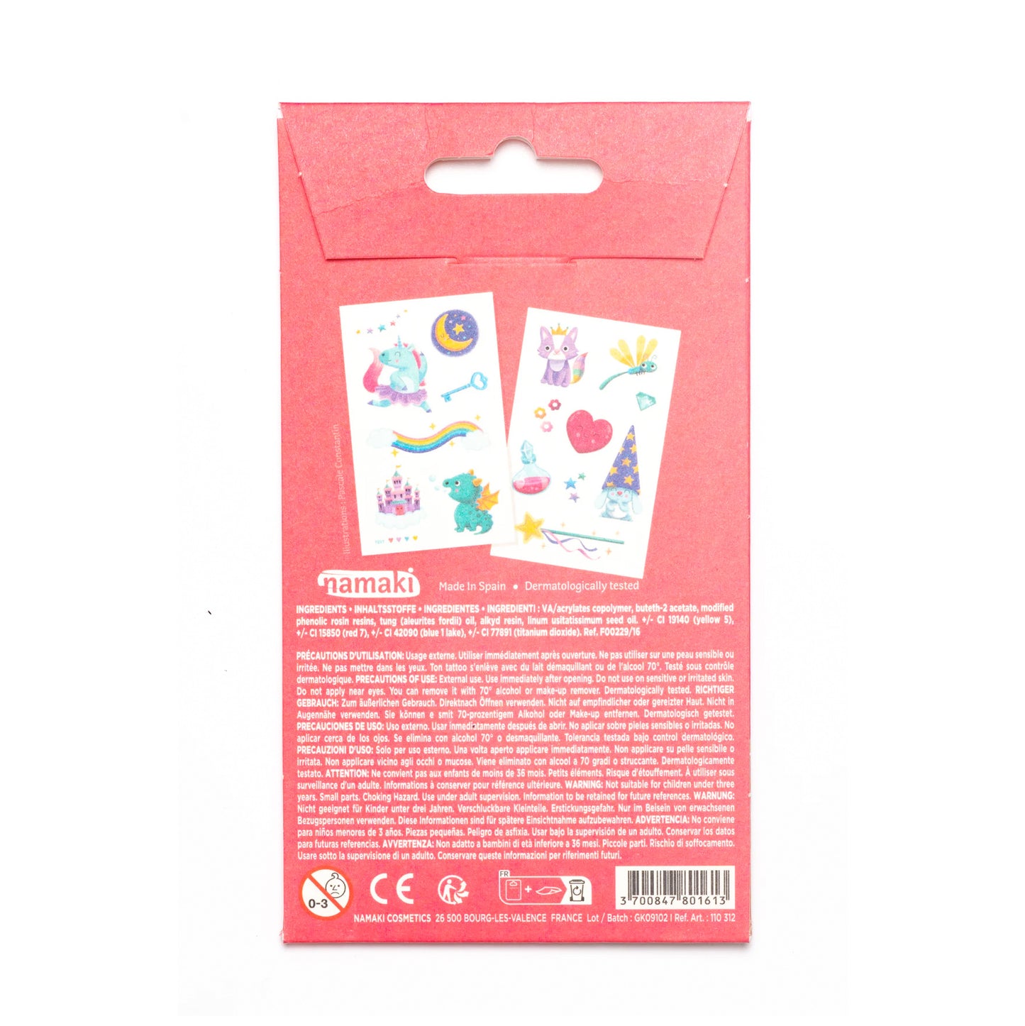 Namaki Tattoos Magical World - Naturkosmetik für Kinder