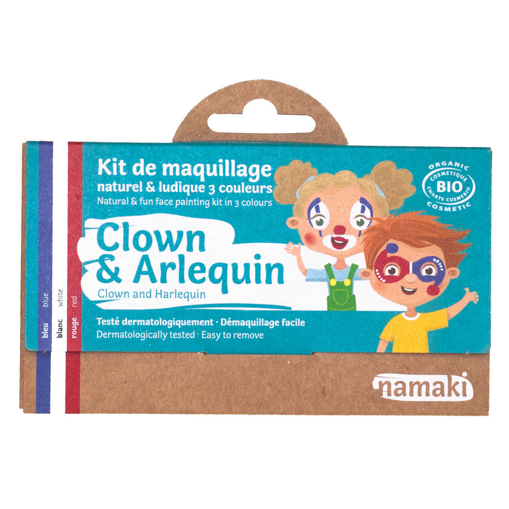 Namaki Schminksets - Clown and Harlequin 3 Farben