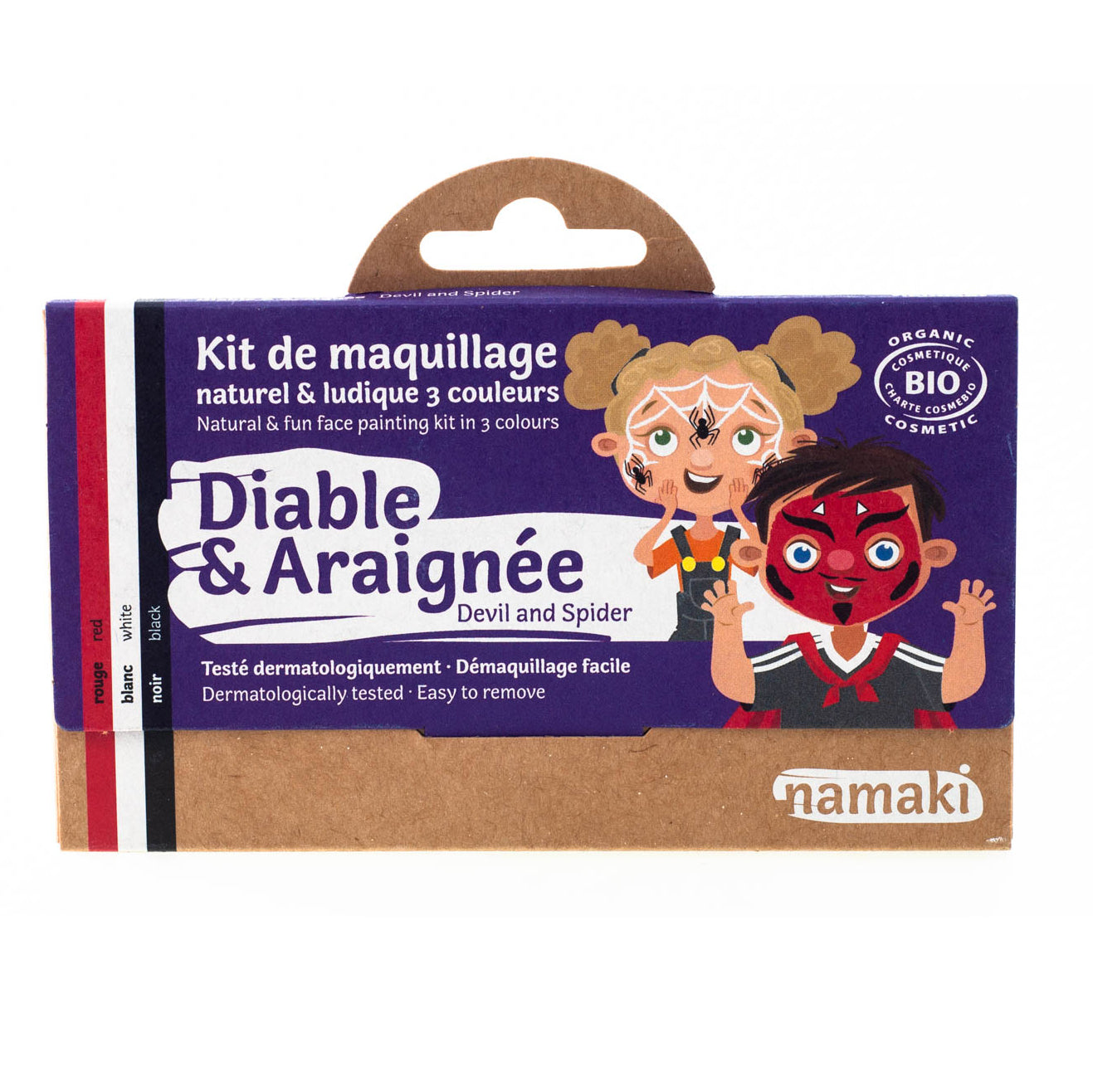 Namaki Schminkset - Teufel & Spinne 3 Farben