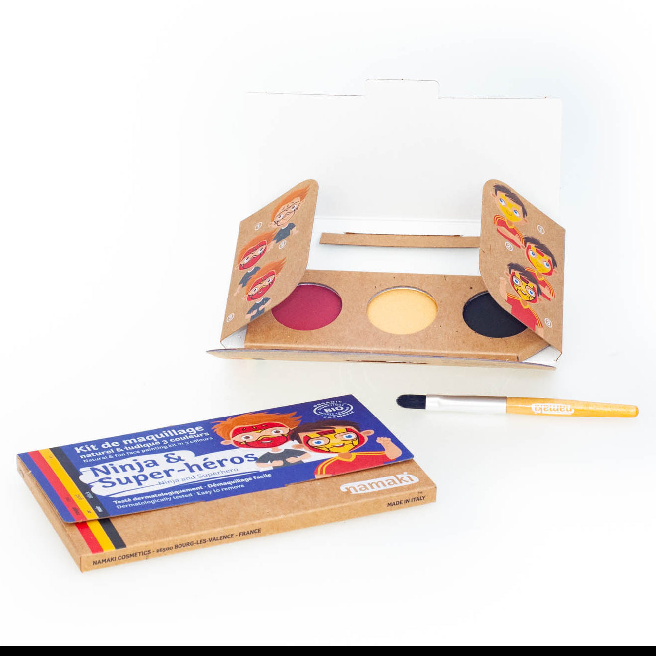 Namaki Schminkset - Ritter & Superhero 3 Farben