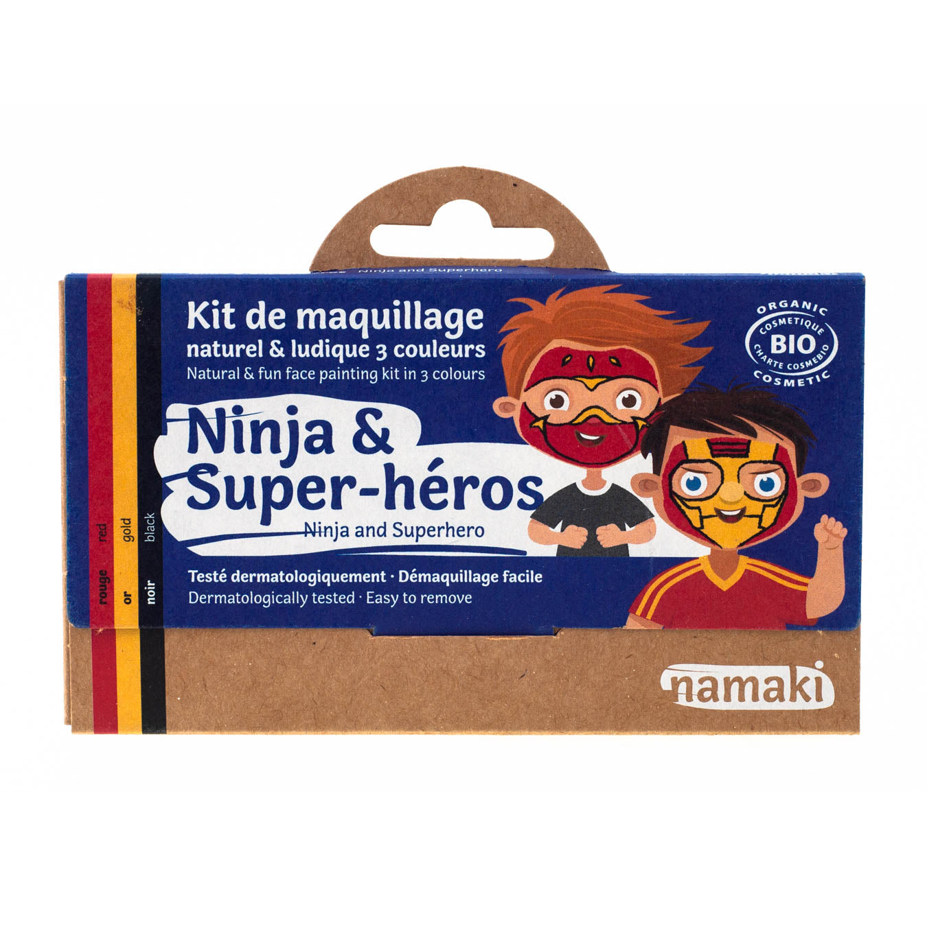 Namaki Schminkset - Ritter & Superhero 3 Farben