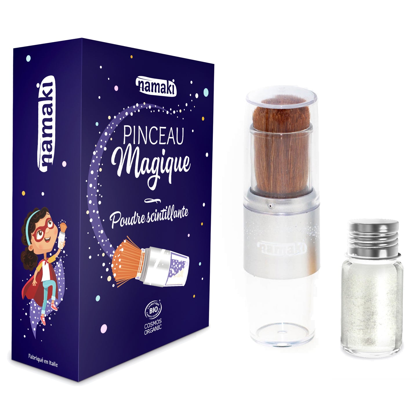 Namaki Glitzerpuder Silber: Natürlich & Hautverträglich
