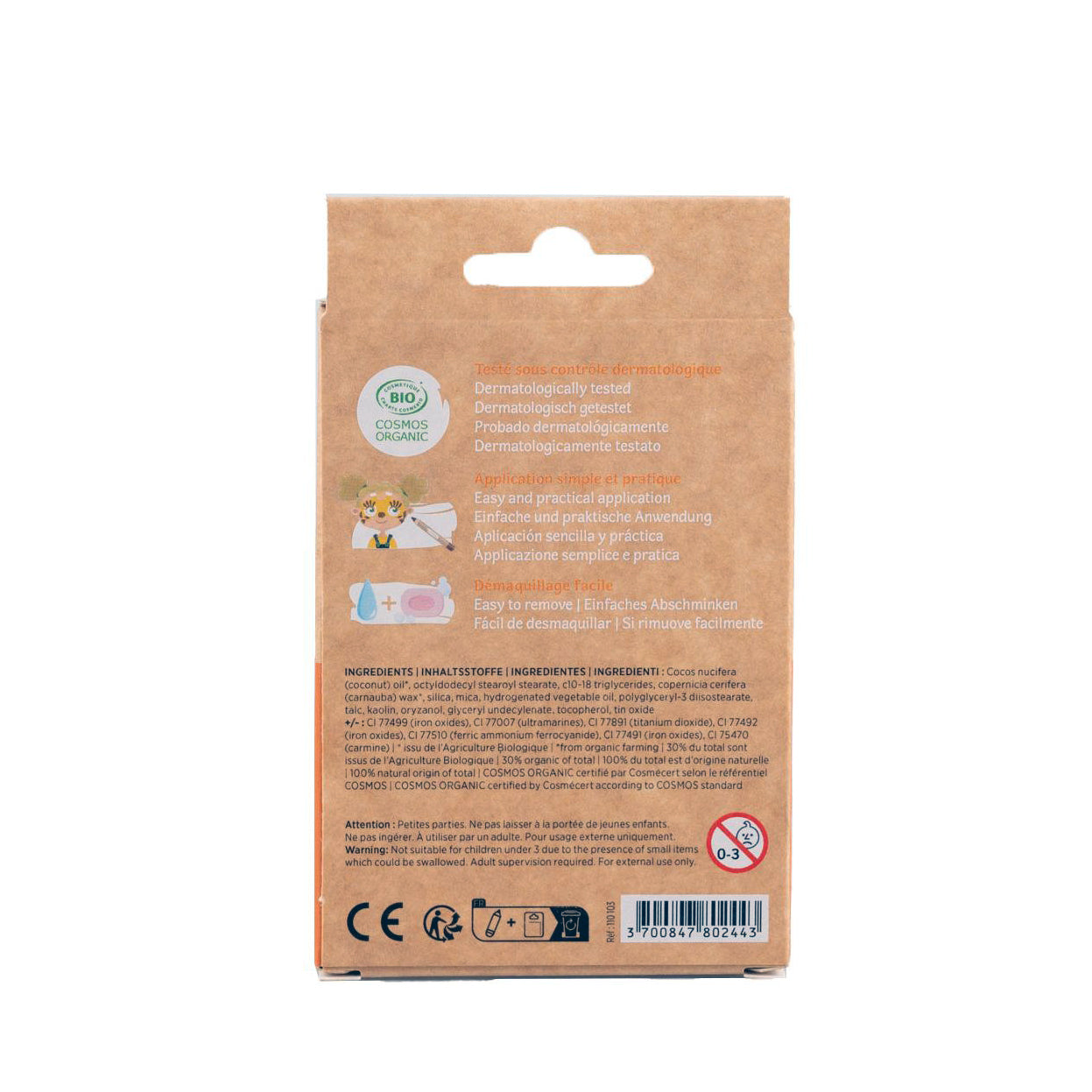 Namaki 6er Farbstift-Sets - Wildlife
