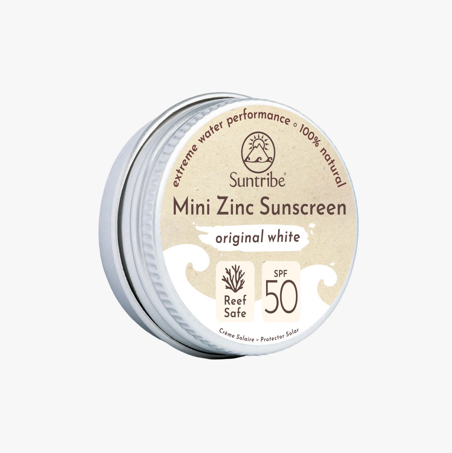 Suntribe Zink Sonnencreme Sport LSF 50 - 15g | Naturkosmetik