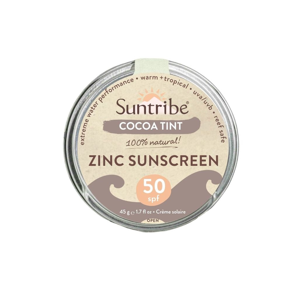 Suntribe Zink Sonnencreme Sport LSF 50 - 45g | Naturkosmetik