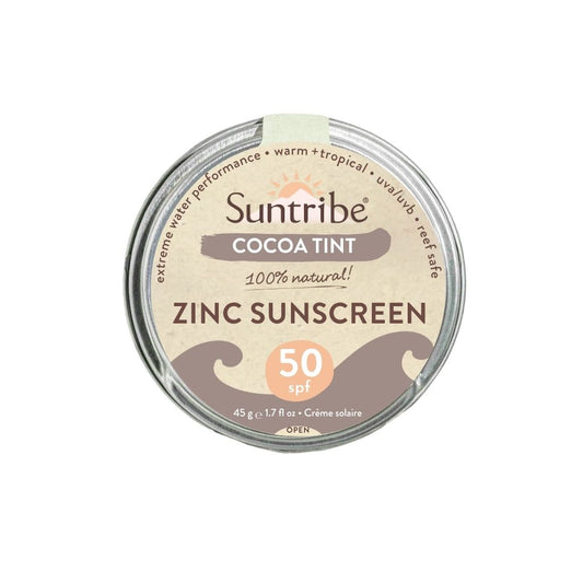 Suntribe Zink Sonnencreme Sport LSF 50 - 45g | Naturkosmetik