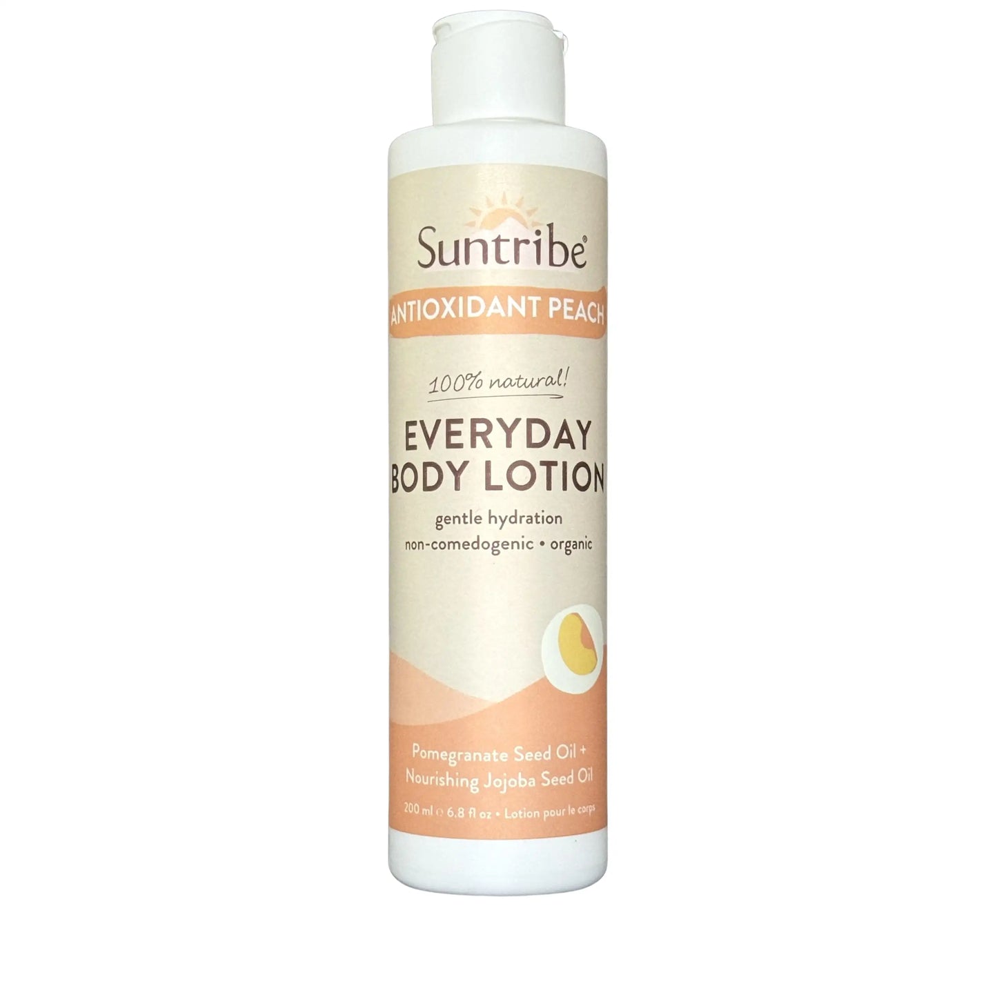Suntribe Bio-Bodylotion für jeden Tag – Antioxidative Pfirsichpflege (200 ml)