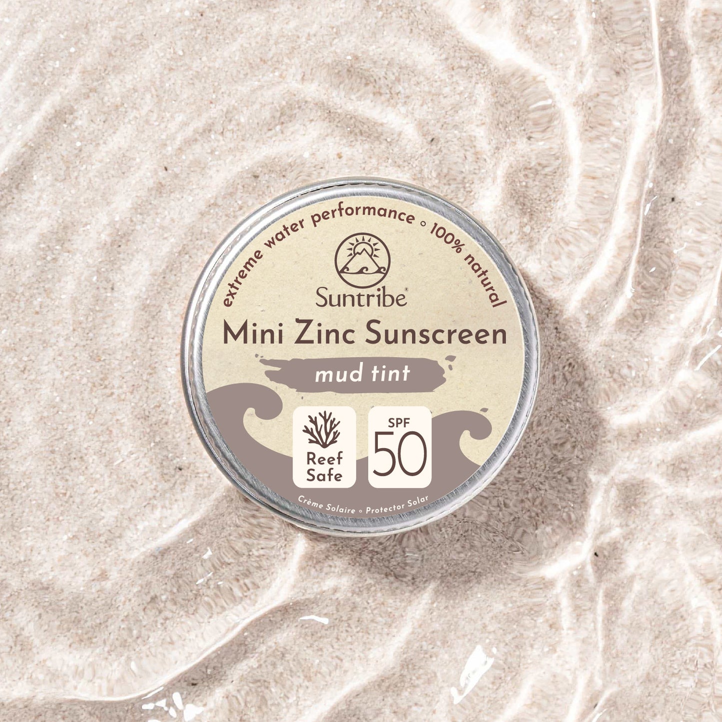 Suntribe Zink Sonnencreme Sport LSF 50 - 15g | Naturkosmetik