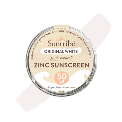 Suntribe Zink Sonnencreme Sport LSF 50 - 45g | Naturkosmetik