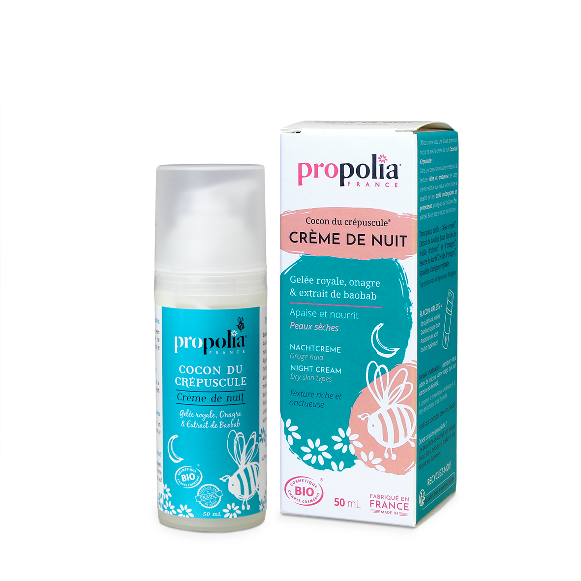 Propolia - Bio-Reichhaltige Nachtcreme - 50 ml