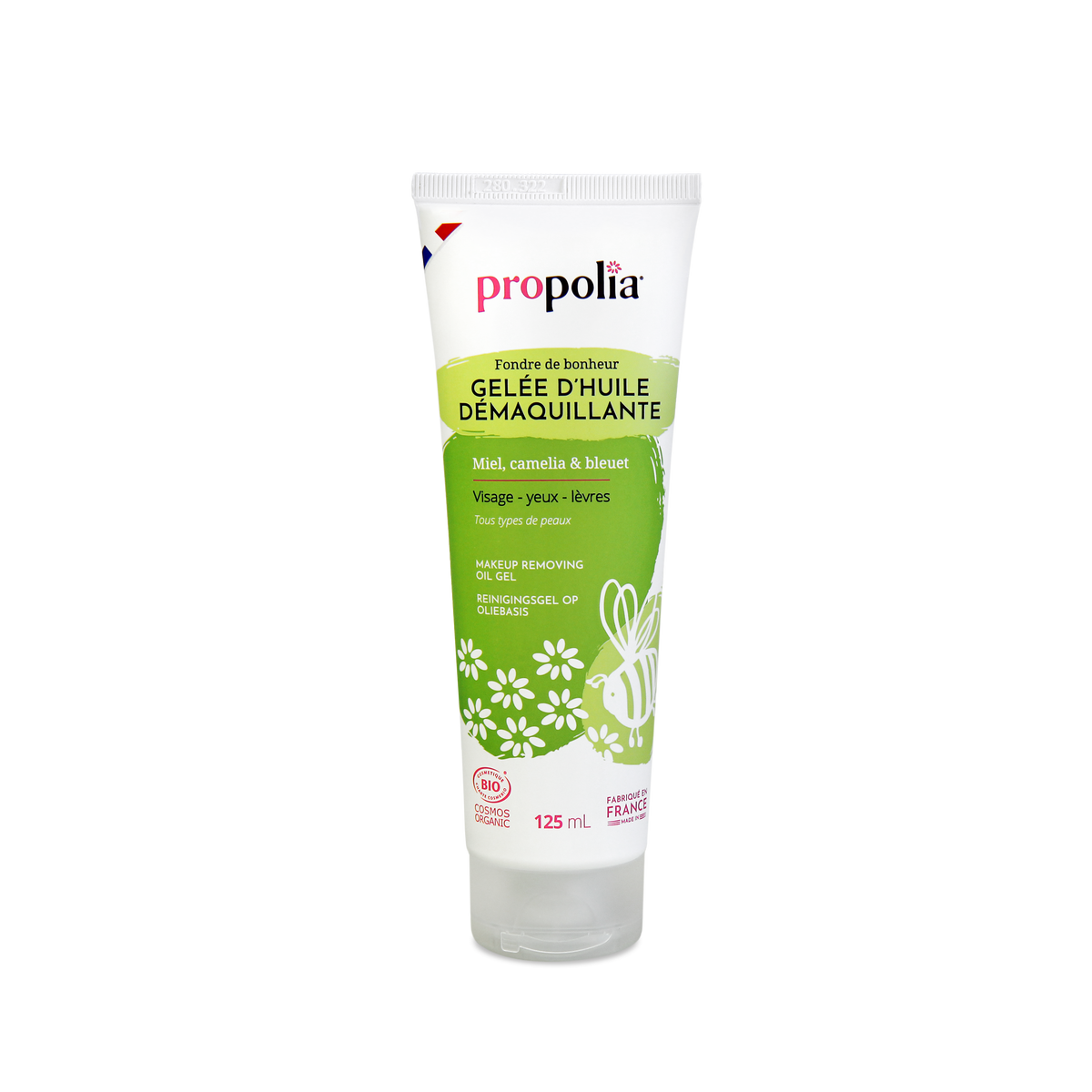 Propolia - Bio-Gel-in-Öl-Make-up-Entferner - 125 ml - Verpackung
