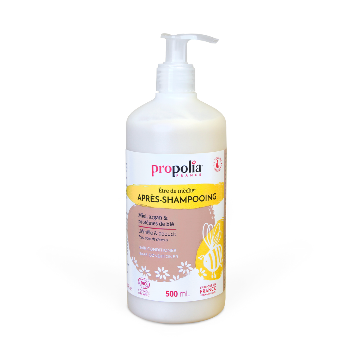 Propolia - Bio-Haarspülung Honig & Apfelessig - 500 ml - Verpackung