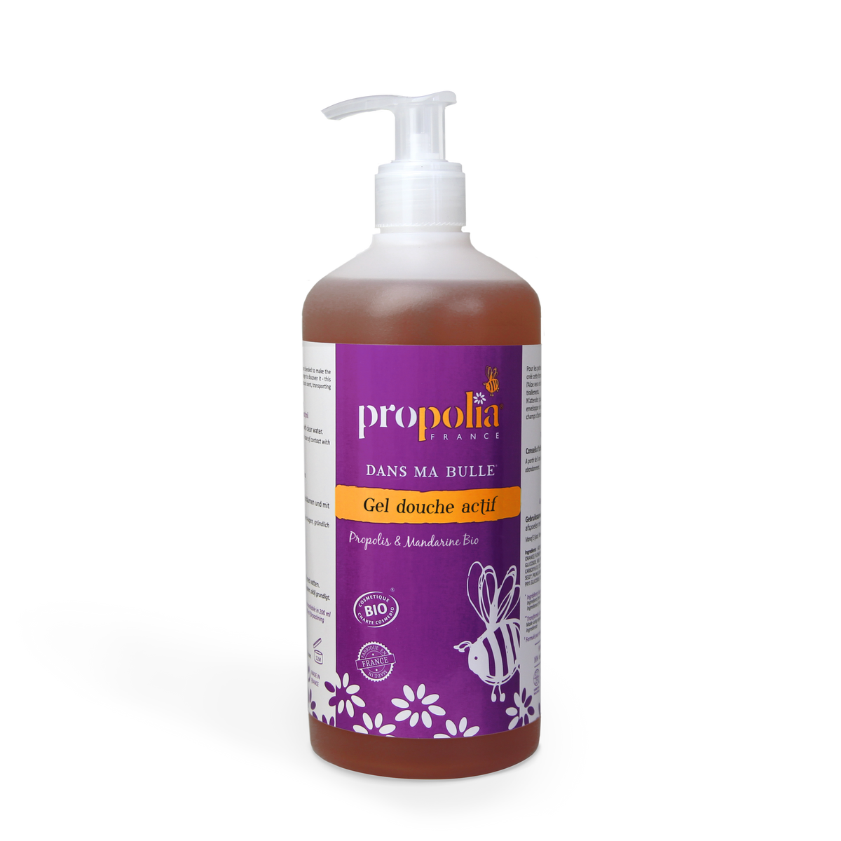 Propolia - Bio-Aktivduschgel Propolis & Mandarine - 500 ml - Verpackung