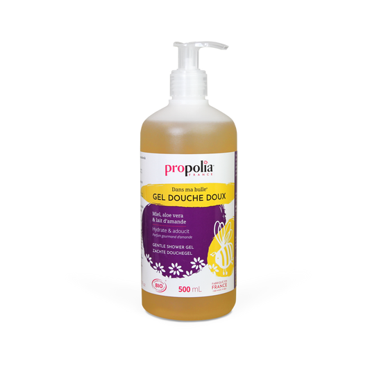 Propolia - Bio-Mildes Duschgel Honig & Mandel - 500 ml - Verpackung
