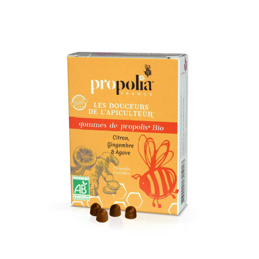 Propolia - Propolis-Gummibonbons Ingwer & Zitrone - 45 g - Produktansicht