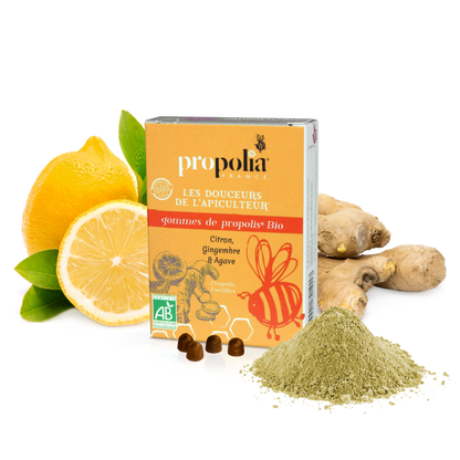 Propolia - Propolis-Gummibonbons Ingwer & Zitrone - 45 g - Motivaufnahme