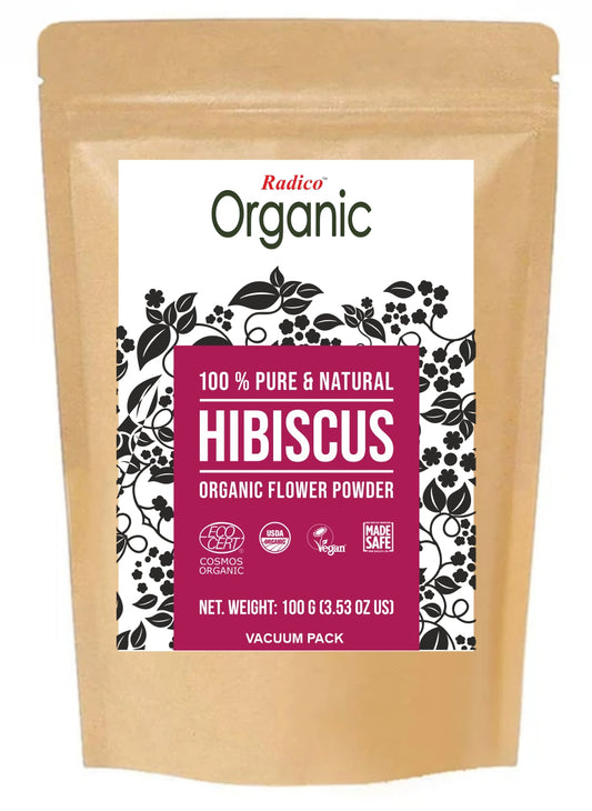 Radico Hibiskus Pulver 100g - Natürliche Haarpflege & Glanz