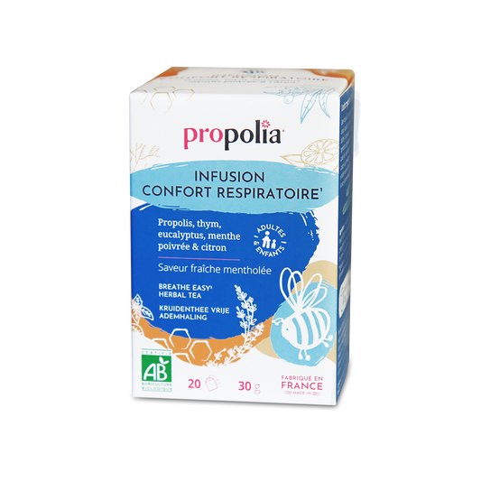 Propolia - Bio-Kräutertee Atmungskomfort - 20 Teebeutel - Verpackung