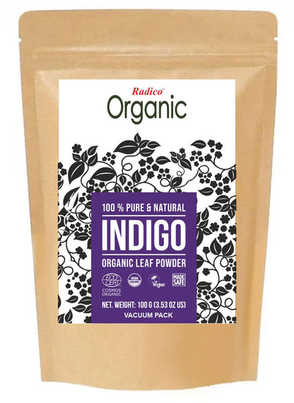 Radico Indigo Pulver: Natürliche Haartönung für dunkle Farben