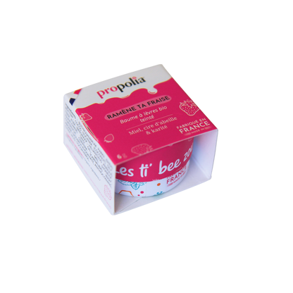 Propolia - Getönter Bio-Lippenbalsam Erdbeere - 6 g - Verpackung