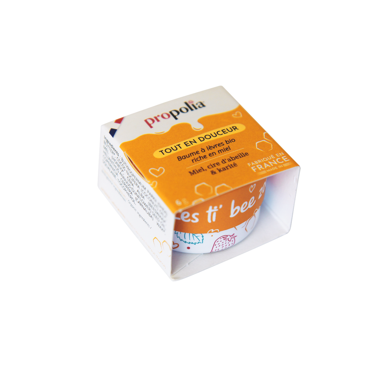 Propolia - Bio-Lippenbalsam mit Honig - 6 g - Verpackung