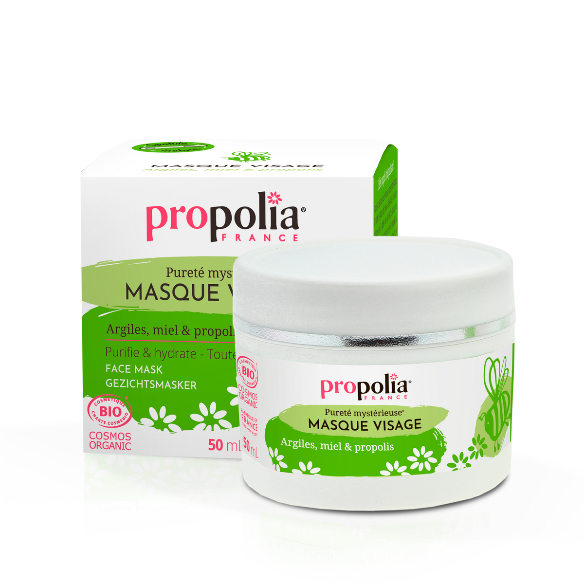 Propolia - Bio-Reinigende Gesichtsmaske - 50 ml