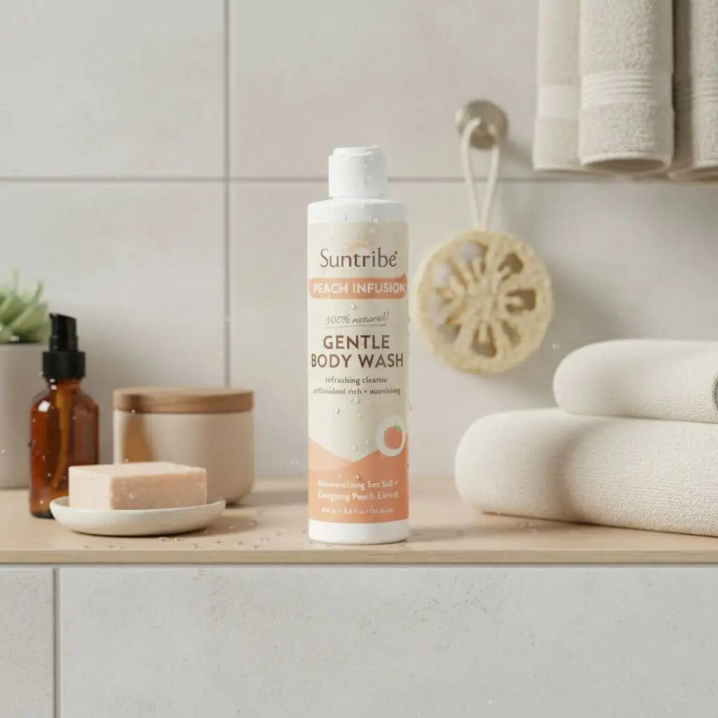 Suntribe Natürliches Sanftes Duschgel Peach Infusion (200 ml)