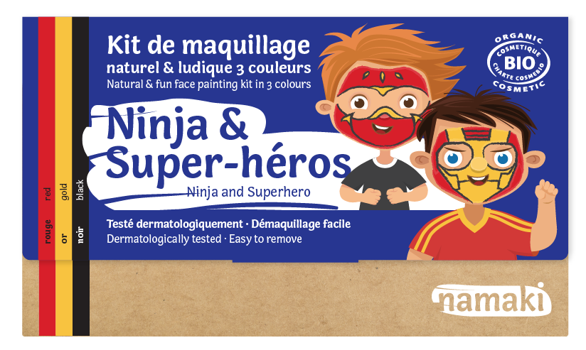 Namaki Schminkset - Ninja & Superhero 3 Farben