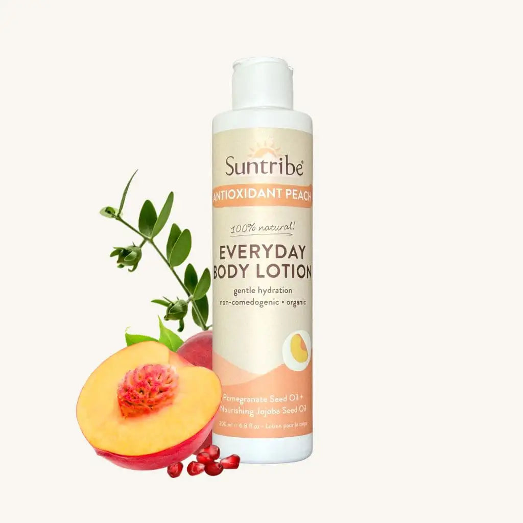 Suntribe Bio-Bodylotion für jeden Tag – Antioxidative Pfirsichpflege (200 ml)