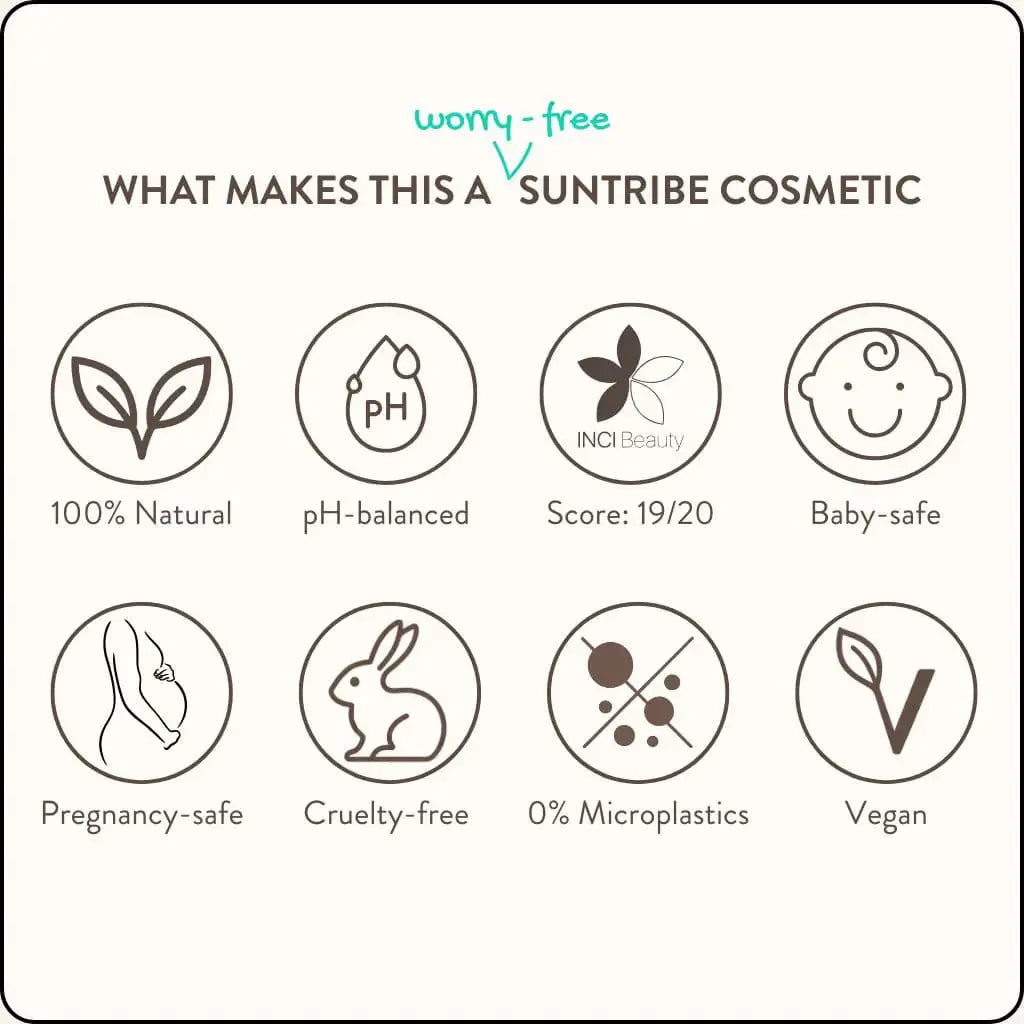 Suntribe Bio-Bodylotion für jeden Tag – Antioxidative Pfirsichpflege (200 ml)