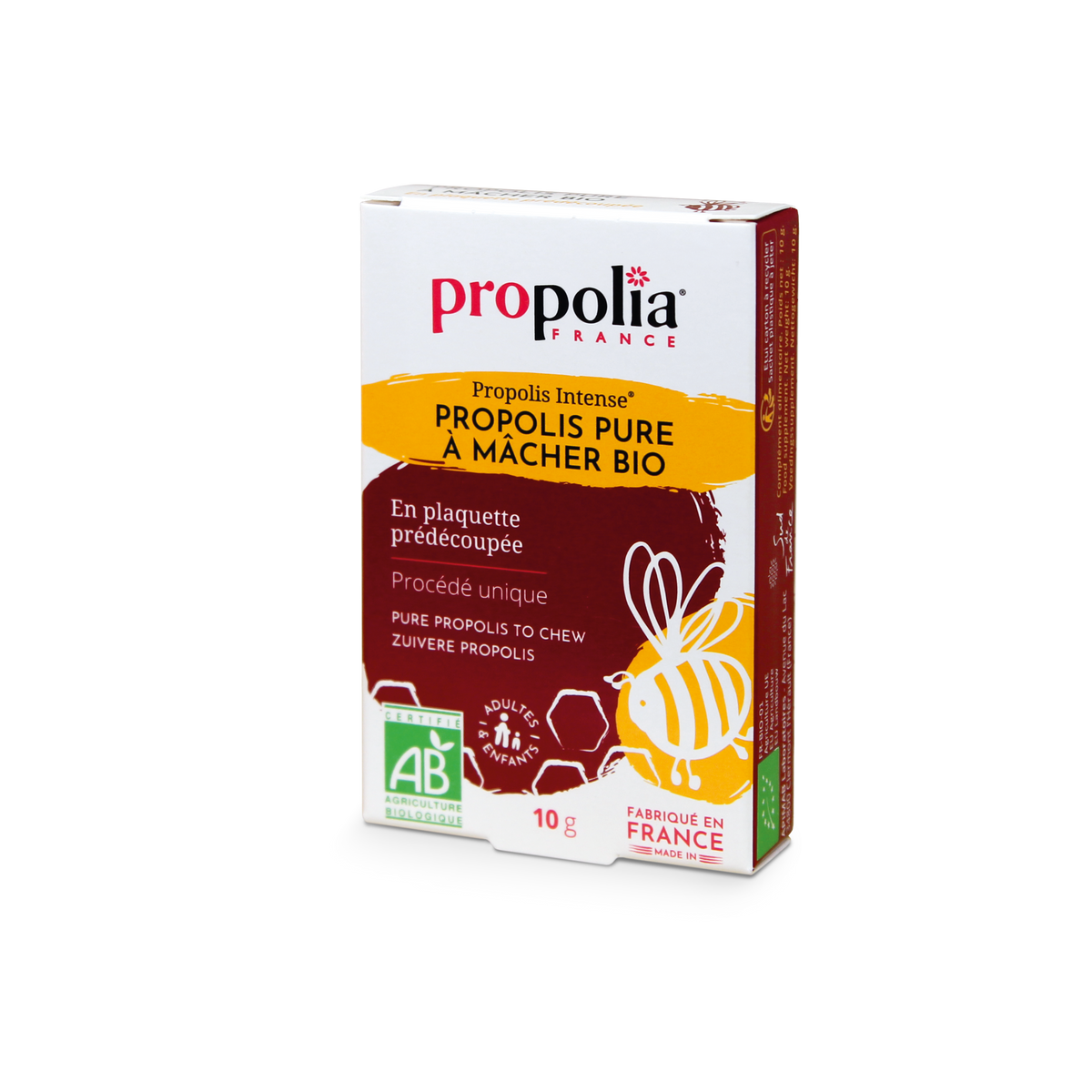Propolia - Bio-Propolis pur zum Kauen - 10 g - Verpackung