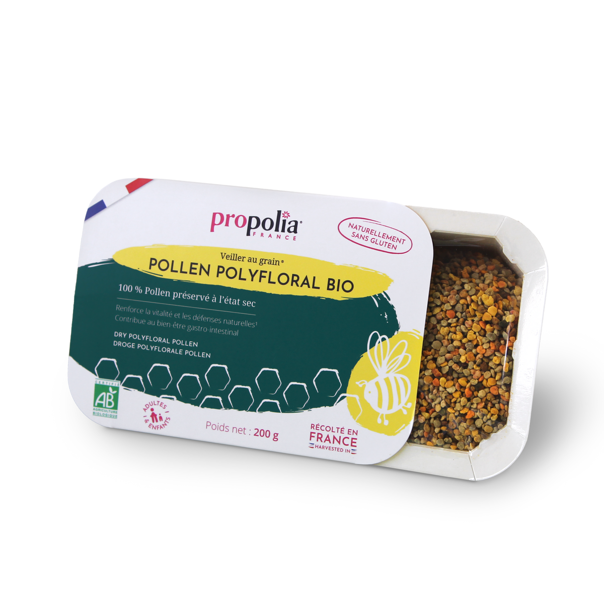 Propolia - Getrockneter Bio-Blütenpollen aus Frankreich - 200 g
