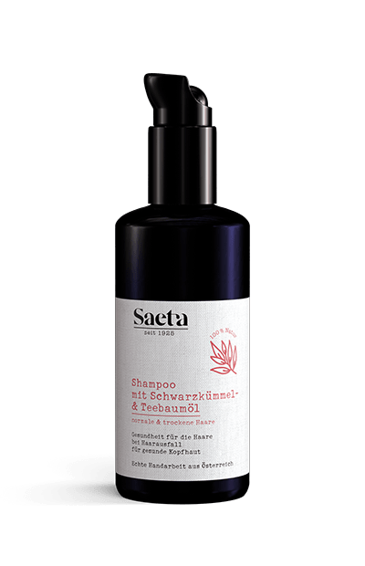 Saeta Shampoo: Schwarzkümmel & Teebaumöl für gesunde Kopfhaut