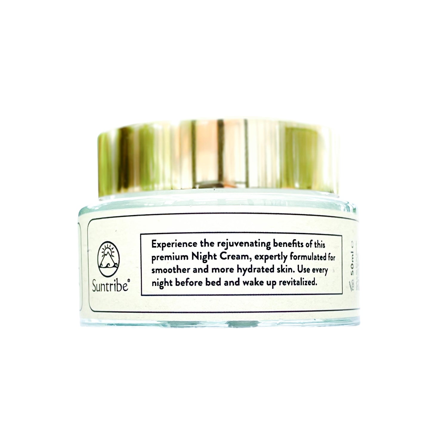 Suntribe Bio-Nachtcreme mit Hyaluronsäure, Retinol und Niacinamid (50 ml)