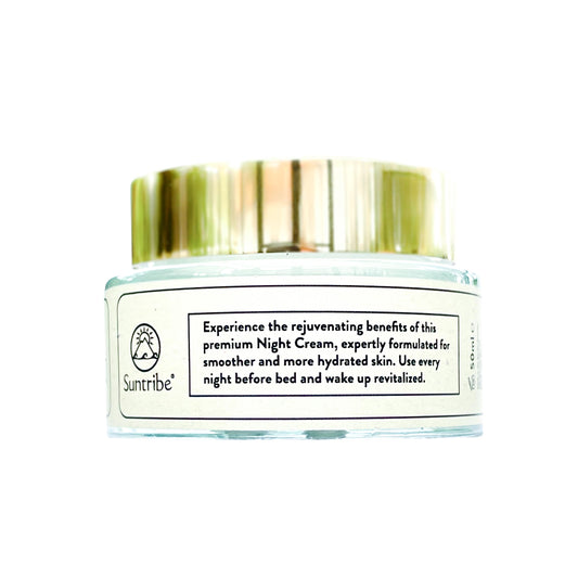 Suntribe Bio-Nachtcreme mit Hyaluronsäure, Retinol und Niacinamid (50 ml)