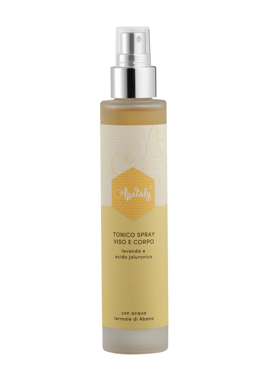 Apitaly Lavendel Gesicht- und Körper Spray mit Thermalwasser, Lavendel, Hyaluronsäure 100 ml