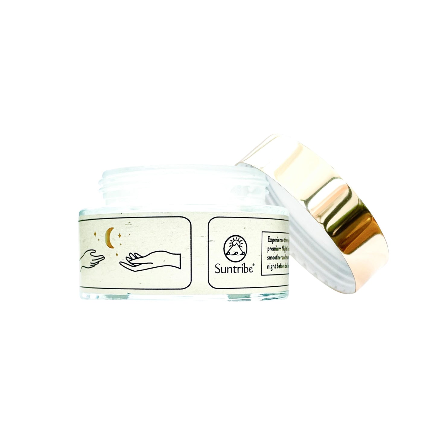 Suntribe Bio-Nachtcreme mit Hyaluronsäure, Retinol und Niacinamid (50 ml)
