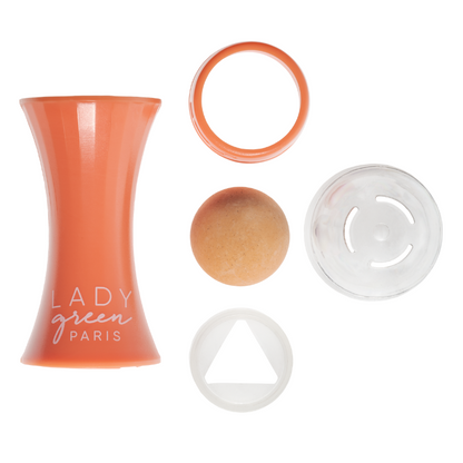 Lady Green Vulkanstein Roller - Mattiert & Reinigt