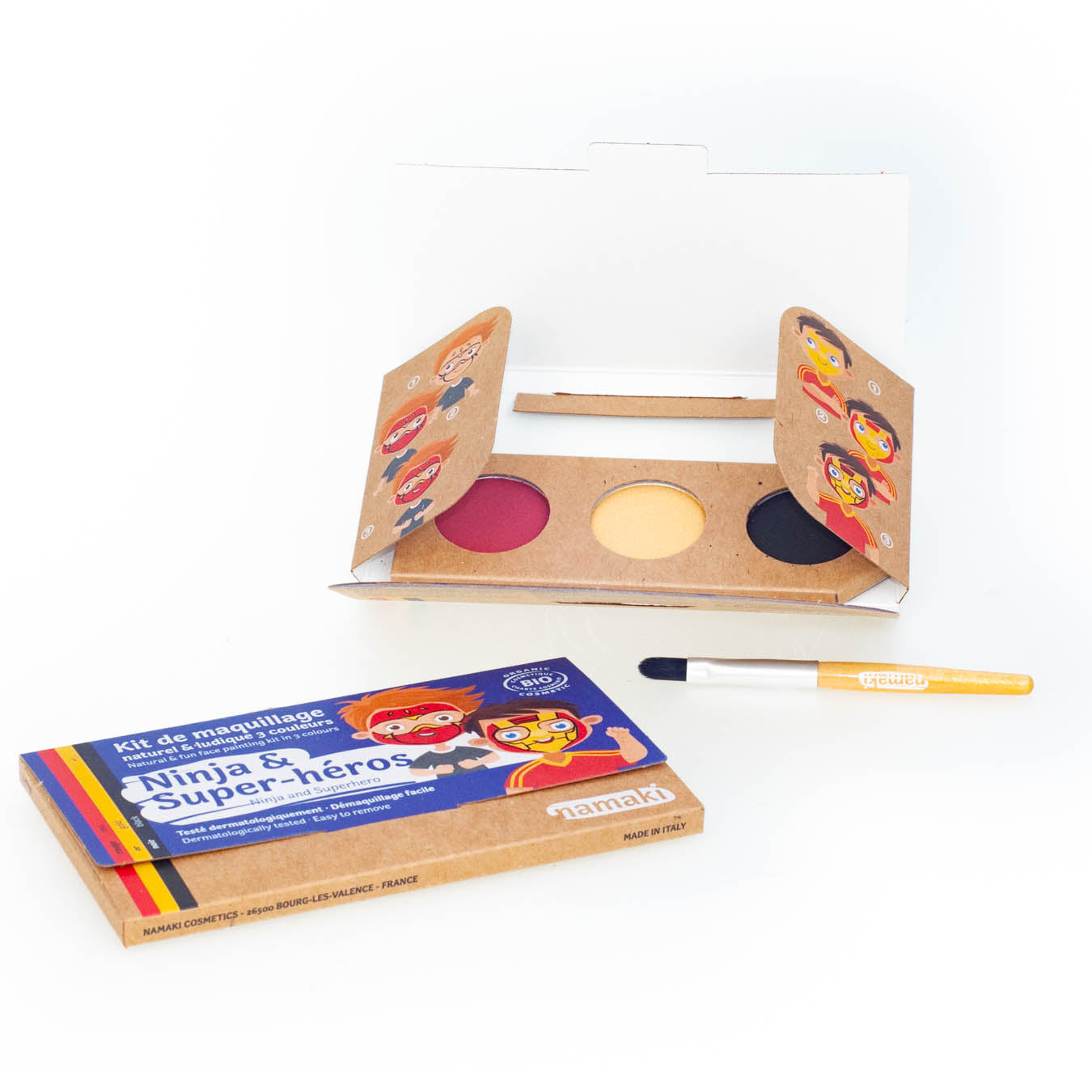 Namaki Schminkset - Ninja & Superhero 3 Farben