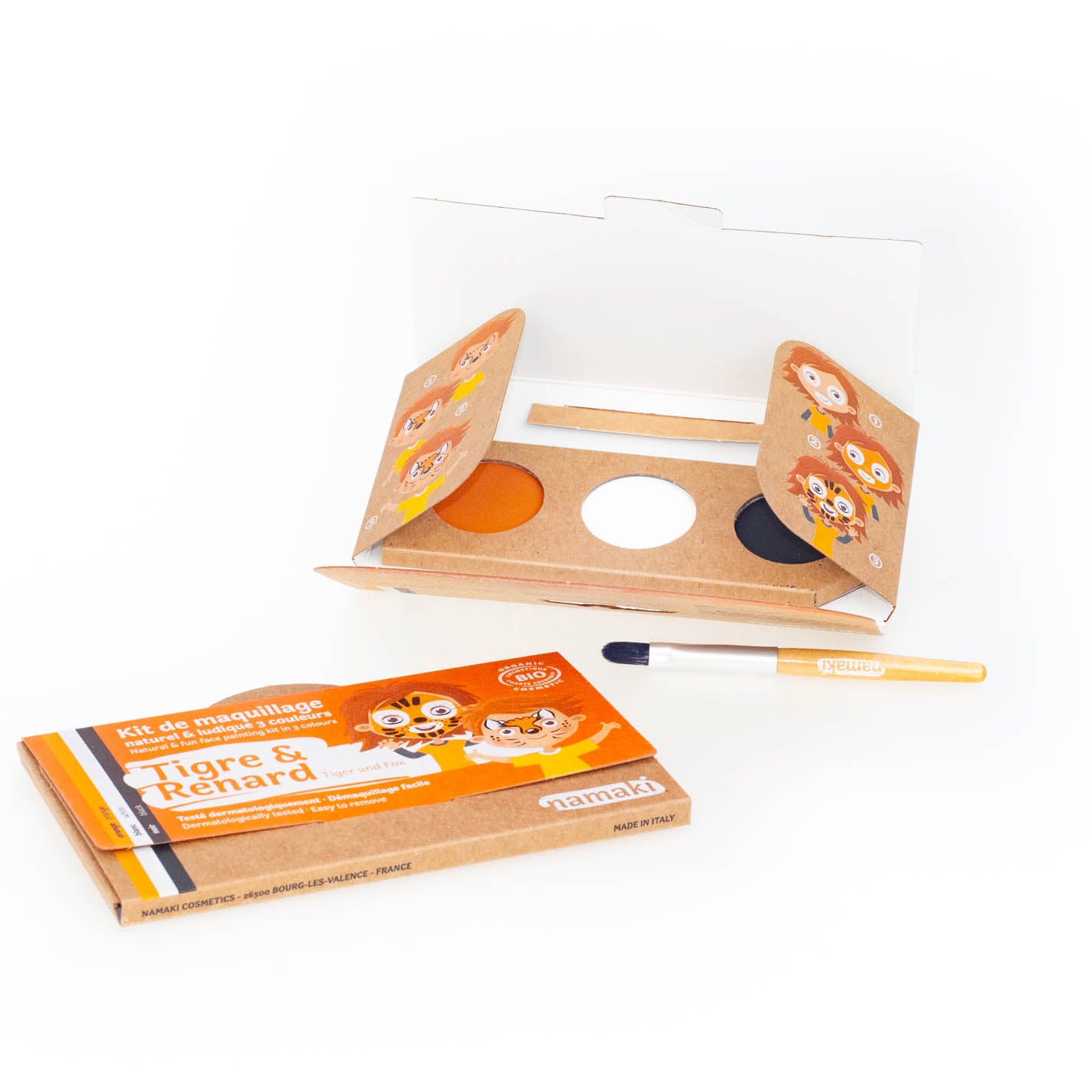 Namaki Schminkset - Tiger & Fuchs 3 Farben